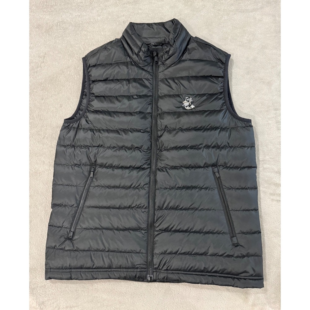 Quince Black Goose Down Puffer Vest Unisex Large Lightweight Quilted Gorpcore